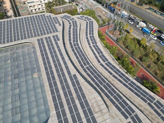 軽量 太陽電池 パネル 太陽光モジュール BIPV 電池 トップコン Hjt モジュール 580W 柔軟な半柔らかい太陽光素材