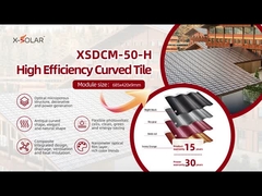 グリーンカーブ太陽光屋根タイル BIPV太陽光発電の屋根タイル 50W